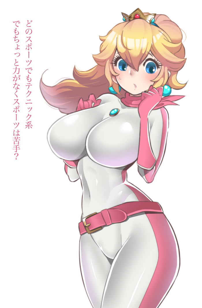 princess peach and biker peach (mario and 2 more) drawn by zabumaku
