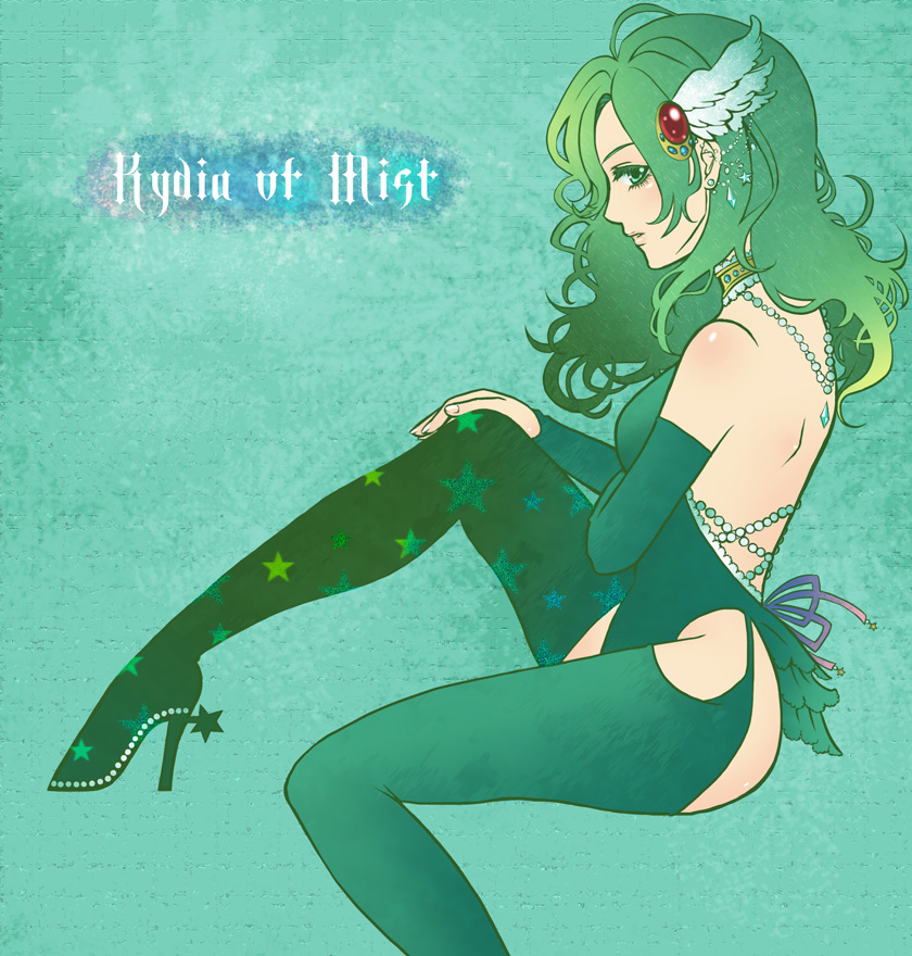 rydia (final fantasy and 1 more) drawn by momo_(zidane9)