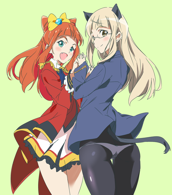 perrine h. clostermann and saotome ako (world witches series and 3 more) drawn by umanosuke