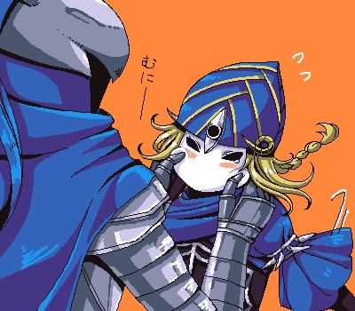 artorias the abysswalker and lord's blade ciaran (dark souls and 1 more) drawn by nine_(n-i-n-e)