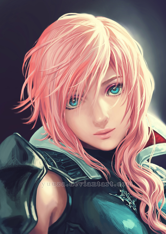 lightning farron (final fantasy and 2 more) drawn by oana_birtea