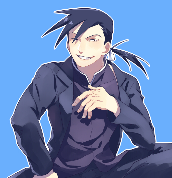 ling yao and greed (fullmetal alchemist) drawn by gotnojob