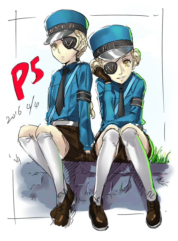 caroline and justine (persona and 1 more) drawn by werkbau