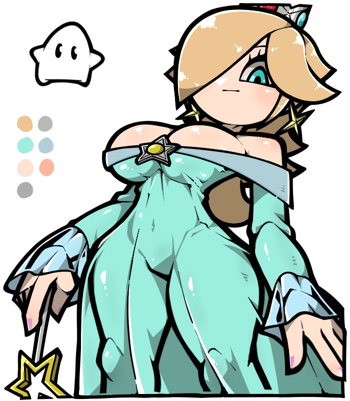rosalina and luma (mario and 1 more) drawn by name_omoitukan2