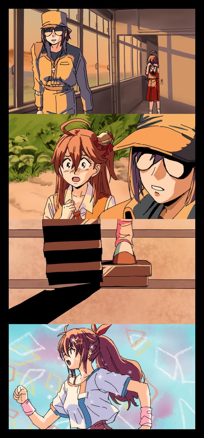 sakura miko, tokino sora, a-chan, and oota kouichirou (hololive and 1 more) drawn by tenchisouha