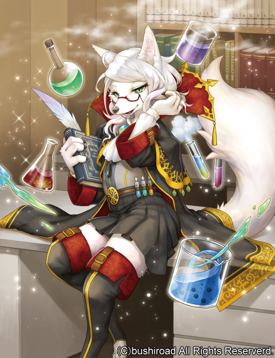 scientist of black sheen mathilda (cardfight!! vanguard) drawn by kemonomichi_(blue_black)