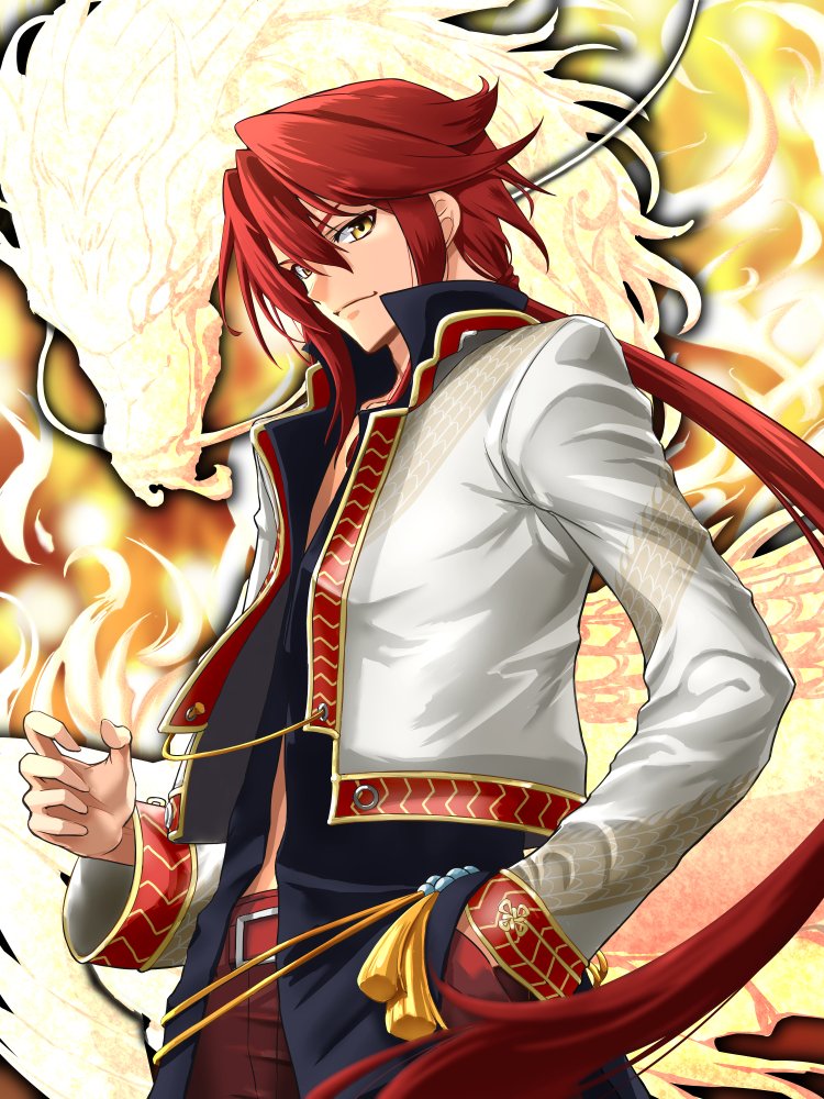 aaron wei (eiyuu densetsu and 1 more) drawn by chiga_akira