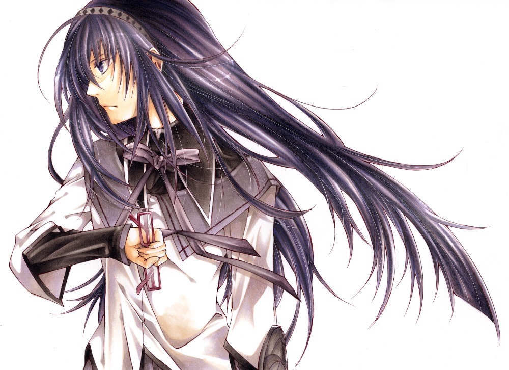 akemi homura (mahou shoujo madoka magica) drawn by falter0814