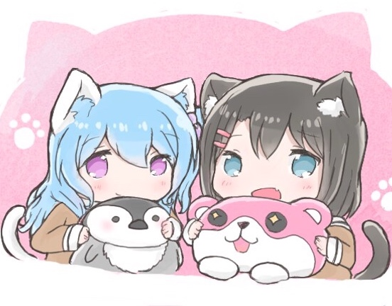 okusawa misaki, matsubara kanon, and michelle (bang dream!) drawn by koroneko_(ky-tora)