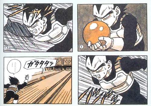 vegeta (dragon ball and 1 more) drawn by toriyama_akira