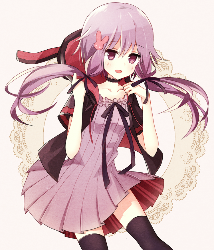 yuzuki yukari (vocaloid and 1 more) drawn by boyano