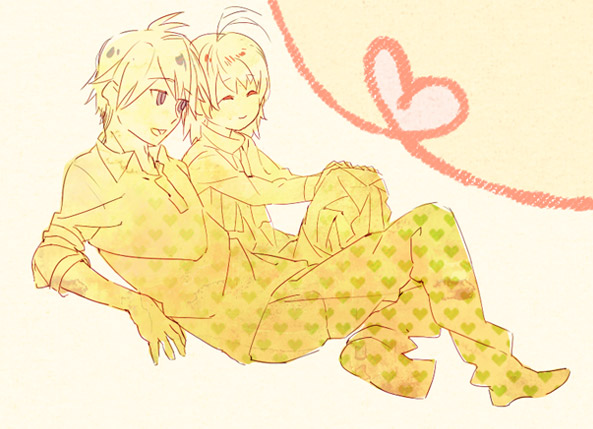 furukawa nagisa and okazaki tomoya (clannad) drawn by chiko_(beroro)