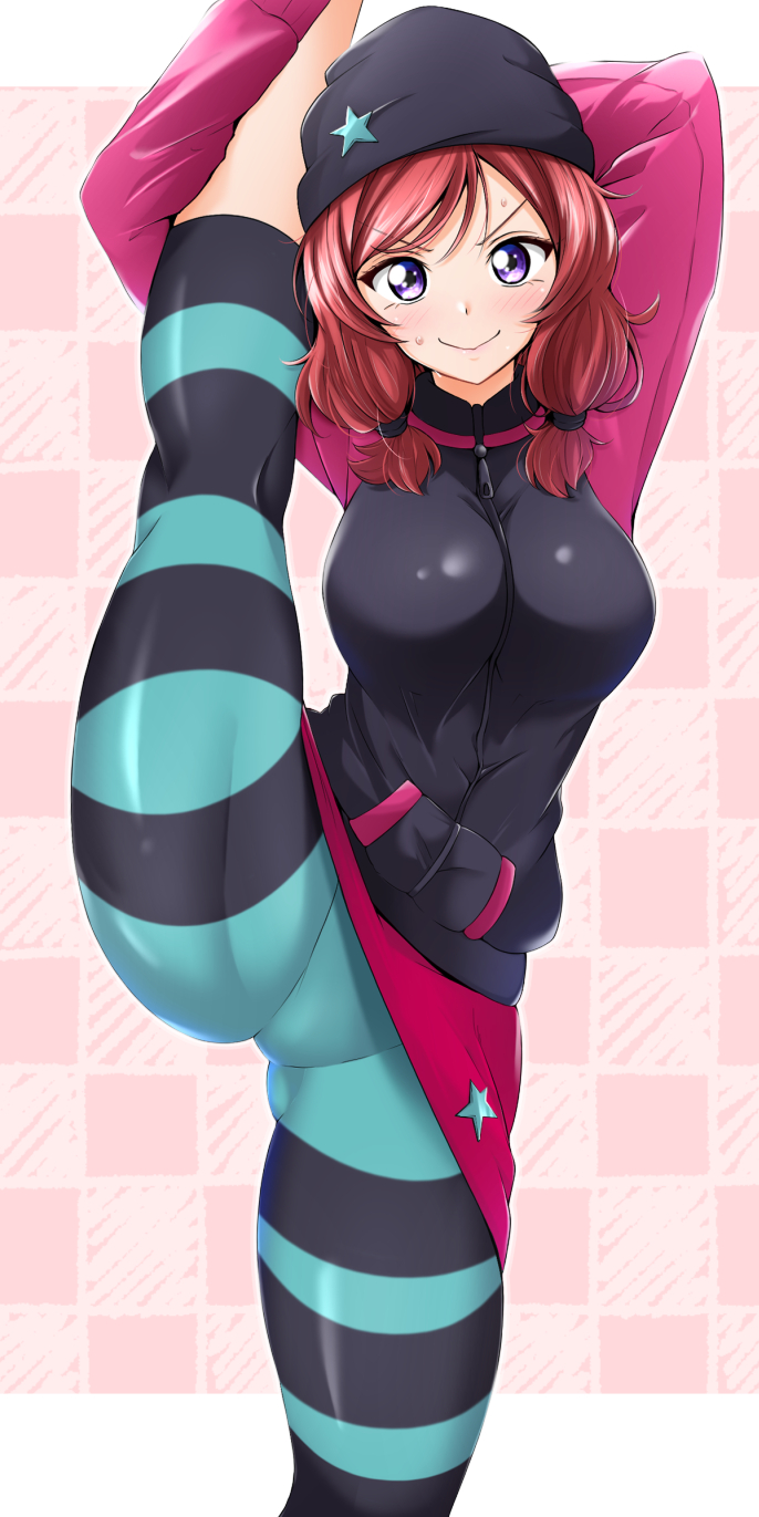 nishikino maki (love live! and 1 more) drawn by kirisaki_reina