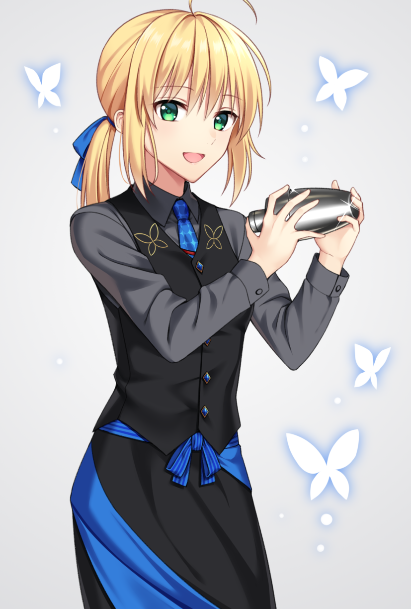 artoria pendragon, saber, and james moriarty (fate and 2 more) drawn by shino_skk