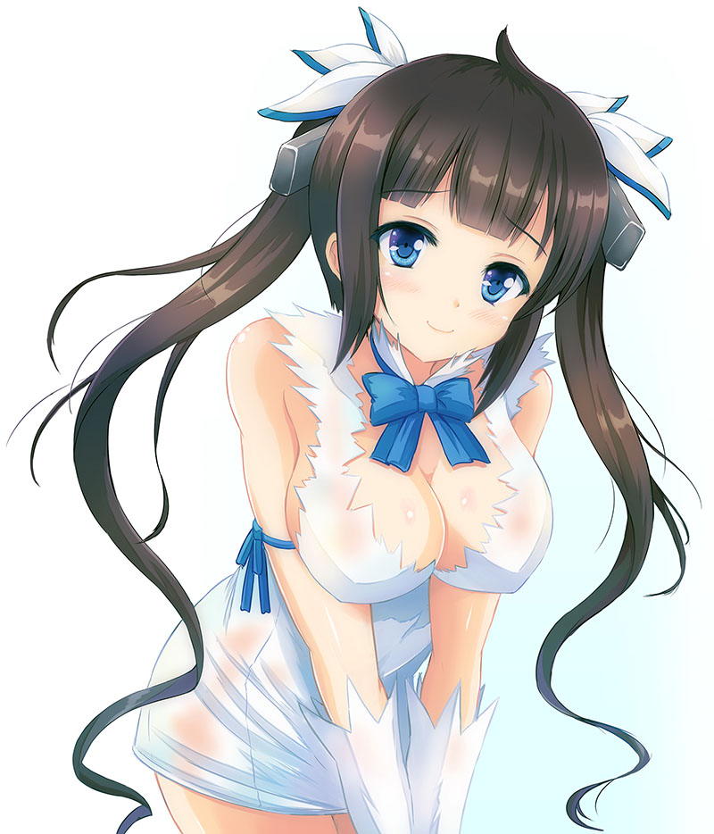 hestia (dungeon ni deai wo motomeru no wa machigatteiru darou ka) drawn by staryume