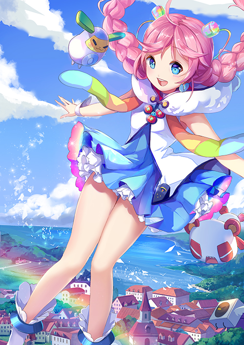 rana, sakiko, morio shishou, and jasmine kenkyuuin (vocaloid) drawn by stella_chen_yui