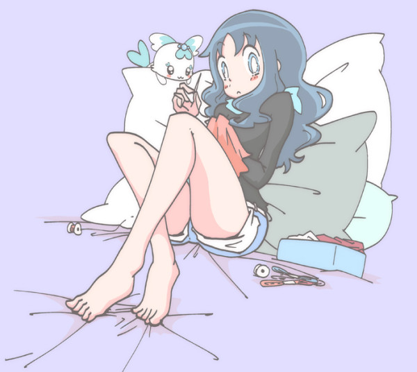 kurumi erika and coffret (precure and 1 more) drawn by karaagetarou
