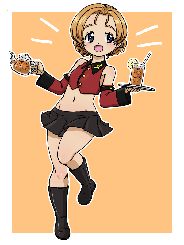 orange pekoe (girls und panzer) drawn by takahashi_kurage