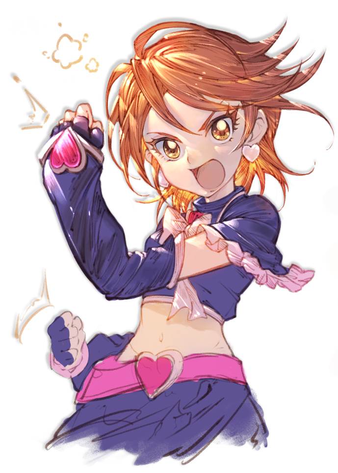 misumi nagisa and cure black (precure and 1 more) drawn by niii