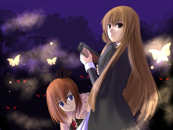 ushiromiya maria and ushiromiya rosa (umineko no naku koro ni and 1 more)