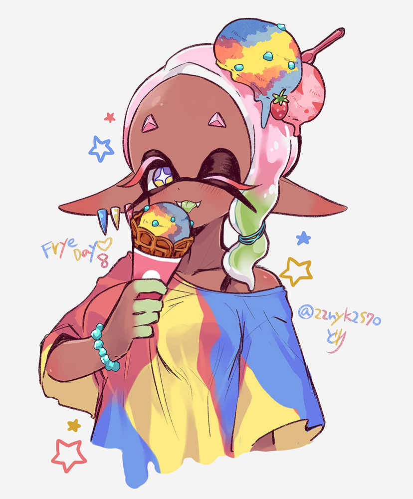 frye (splatoon and 2 more) drawn by 22nyk2s70