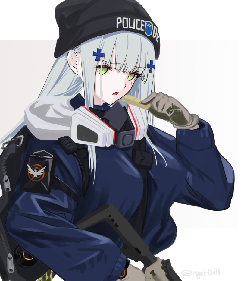 hk416 and agent 416 (girls' frontline and 1 more) drawn by ingerdoll