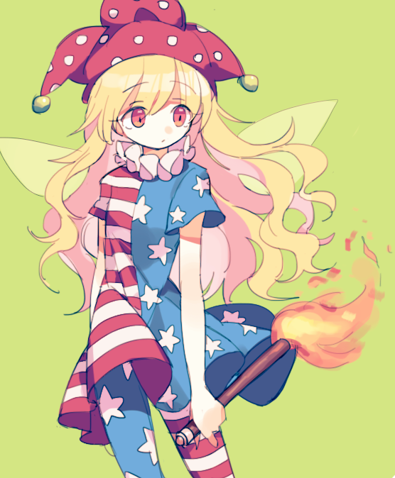 clownpiece (touhou) drawn by mimureem