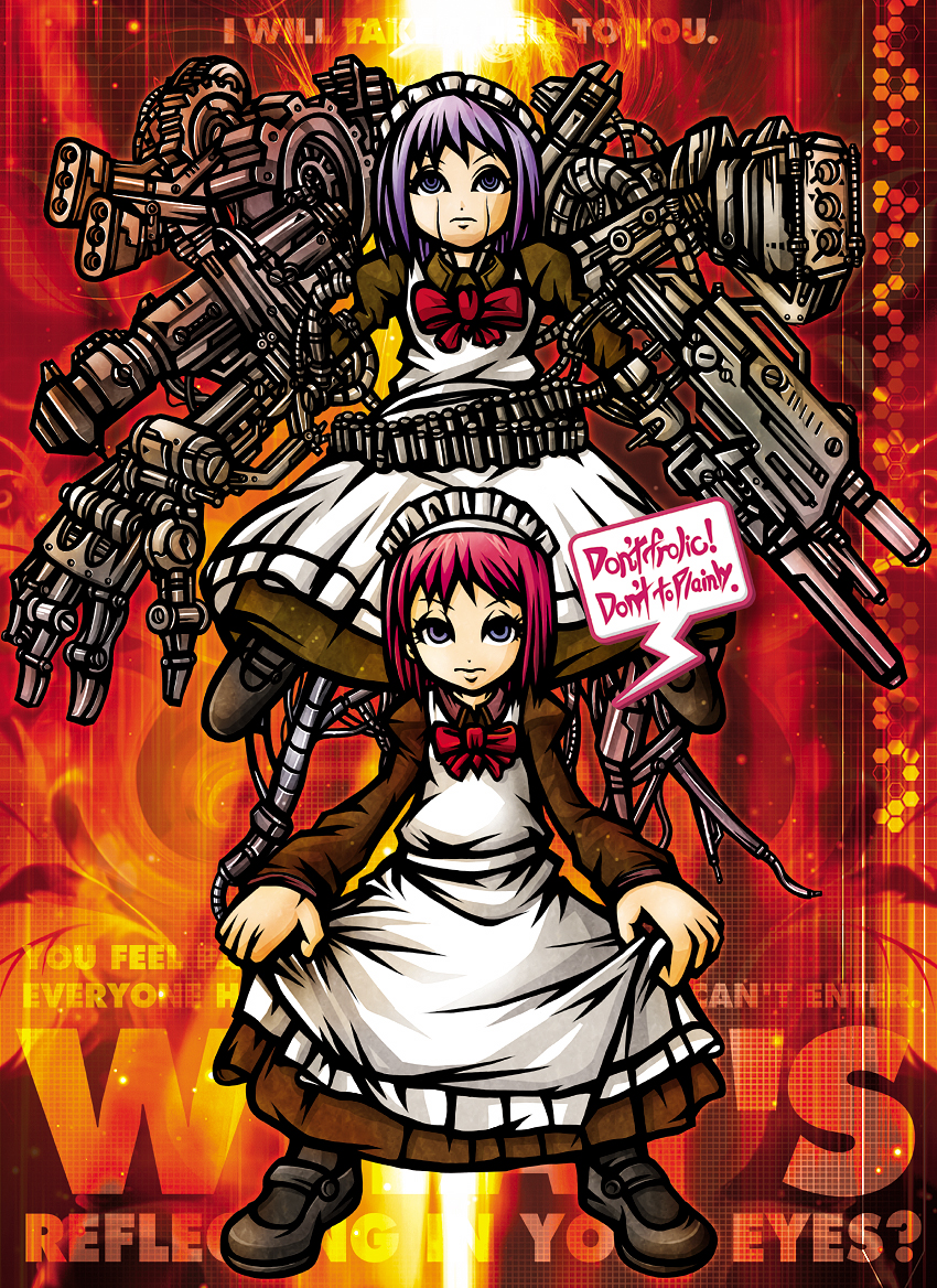 hisui and mecha hisui (tsukihime and 1 more) drawn by project.c.k.