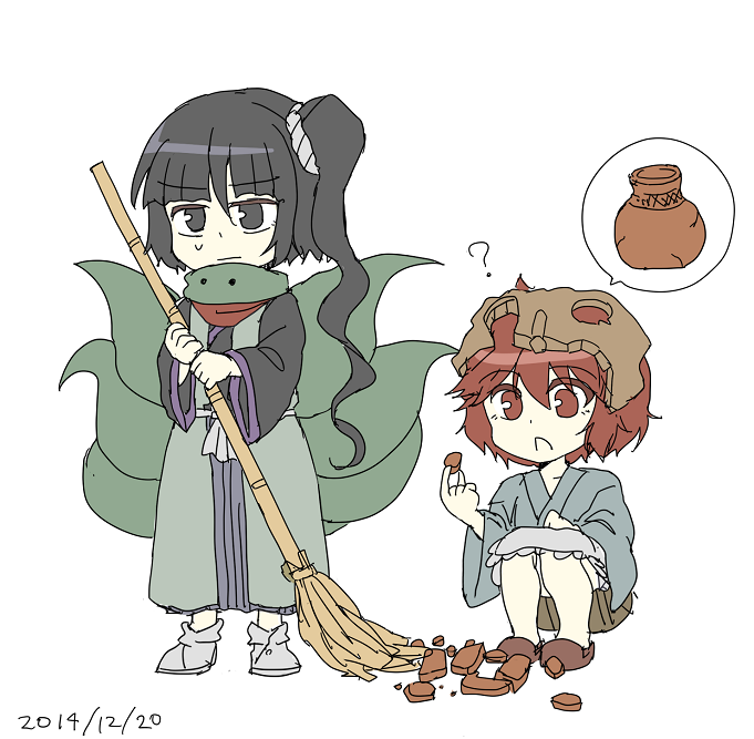 katano sukune and adagumo no yaorochi (len'en) drawn by kijipoko