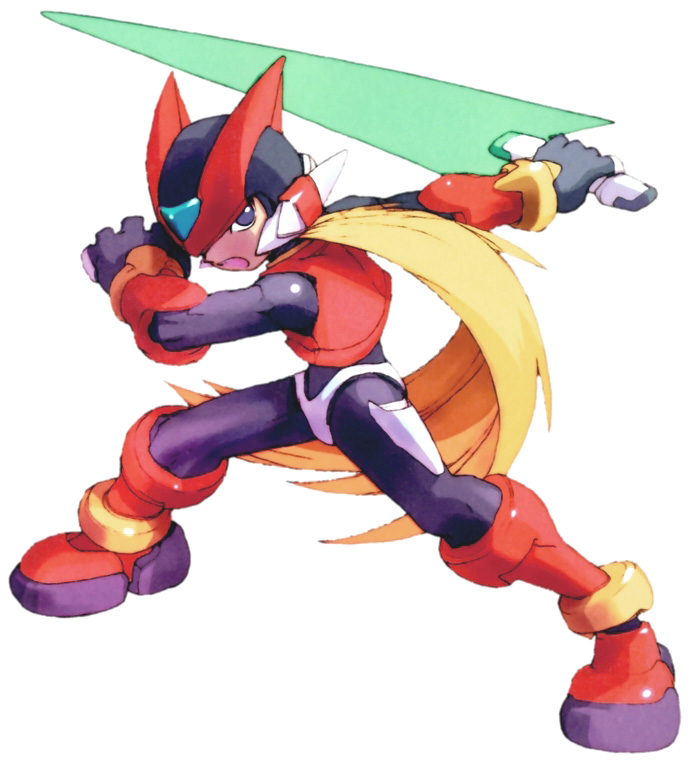 zero and zero(z) (mega man and 1 more) drawn by nakayama_tooru