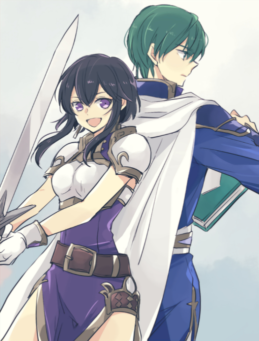 larcei and ced (fire emblem and 1 more) drawn by tenjin_(ahan)