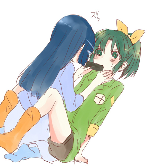 midorikawa nao and aoki reika (precure and 1 more) drawn by hagino_makoto