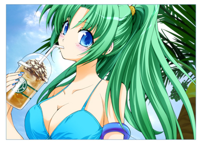 sonozaki mion (higurashi no naku koro ni and 1 more) drawn by suzuragi_karin