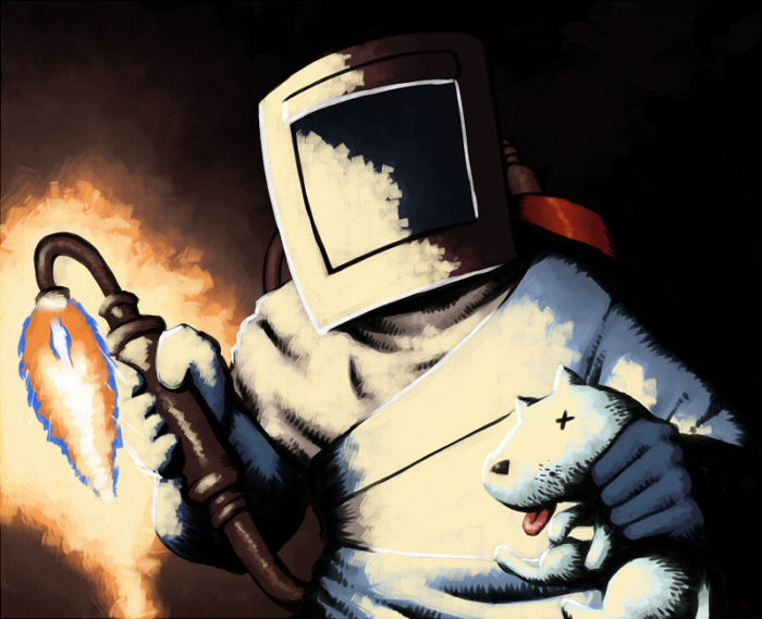 dogwelder (dc comics and 1 more) drawn by tsukudani_(coke-buta)