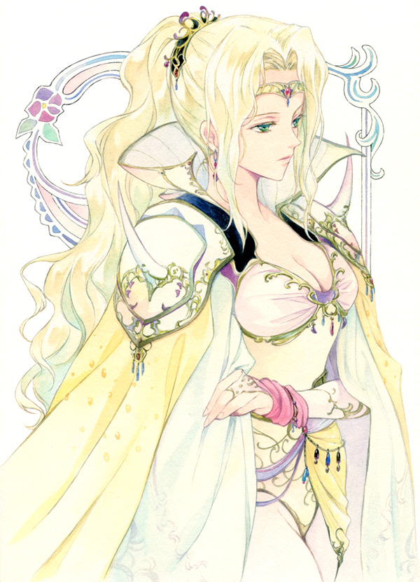 rosa farrell (final fantasy and 1 more) drawn by agahari