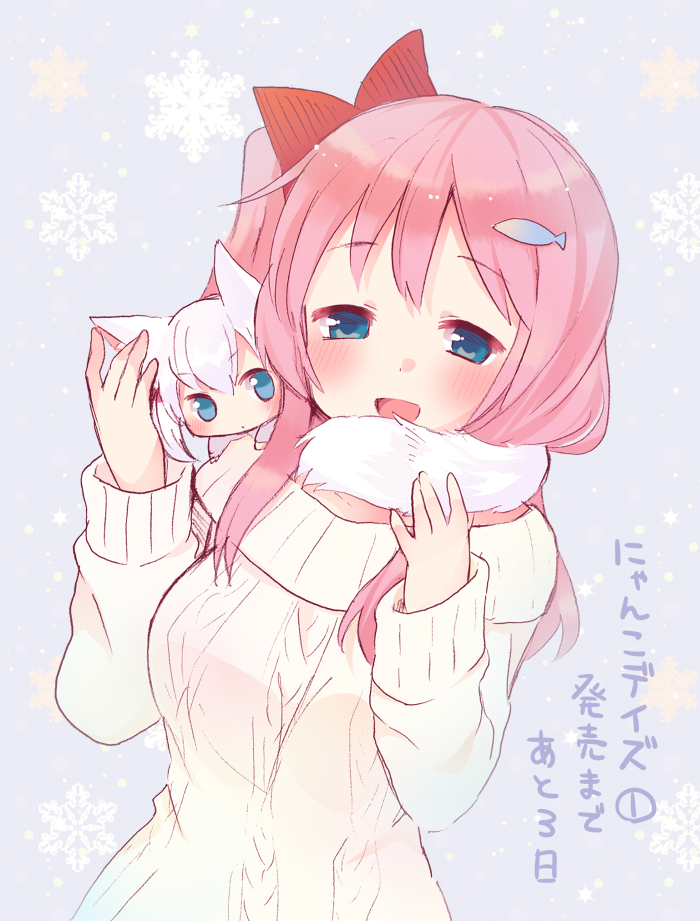 shiratori azumi and elza (nyanko days) drawn by tarabagani
