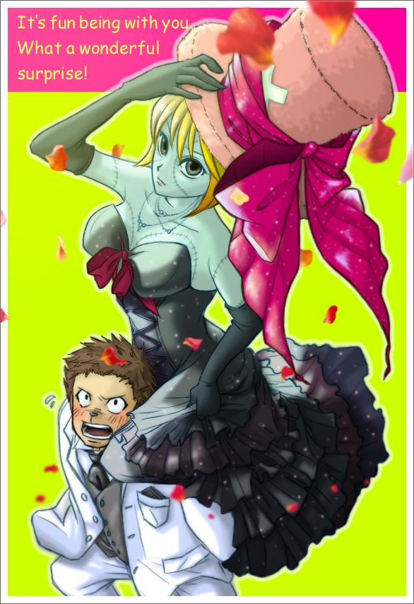 tony tony chopper and victoria cindry (one piece) drawn by 1-gou_(bis)