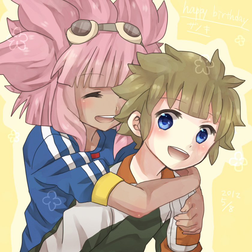 tsunami jousuke and tachimukai yuuki (inazuma eleven) drawn by mihan_(barukanpasu)