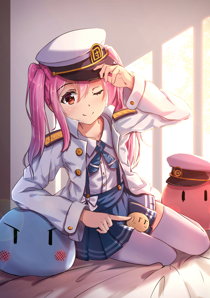 female admiral (original and 1 more) drawn by byakuya_reki