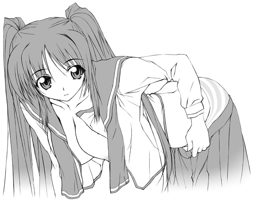 kousaka tamaki (to heart and 1 more) drawn by yamaguchi_homupe