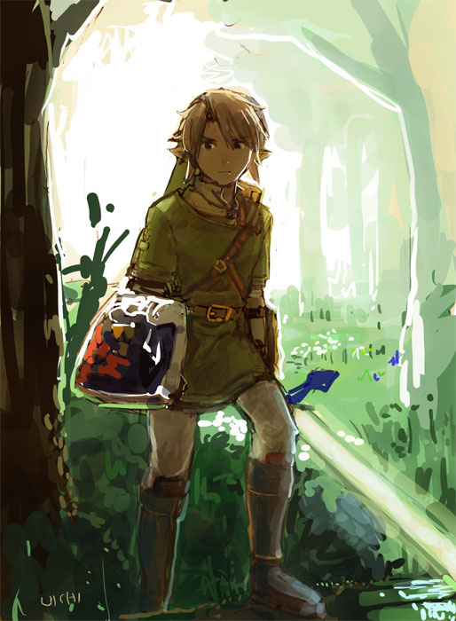 link (the legend of zelda and 1 more) drawn by uichi