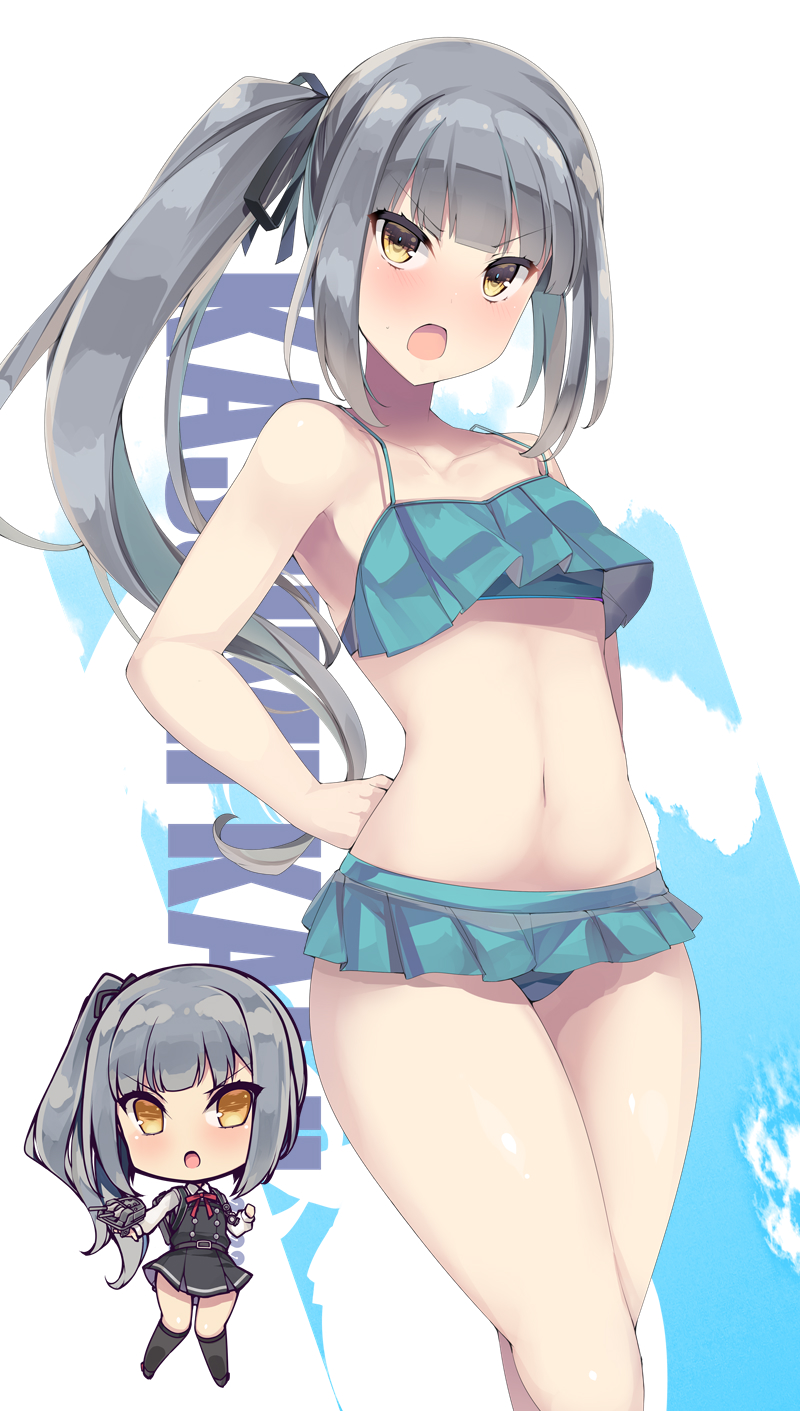 kasumi and kasumi kai ni (kantai collection) drawn by akikaze_tsumuji