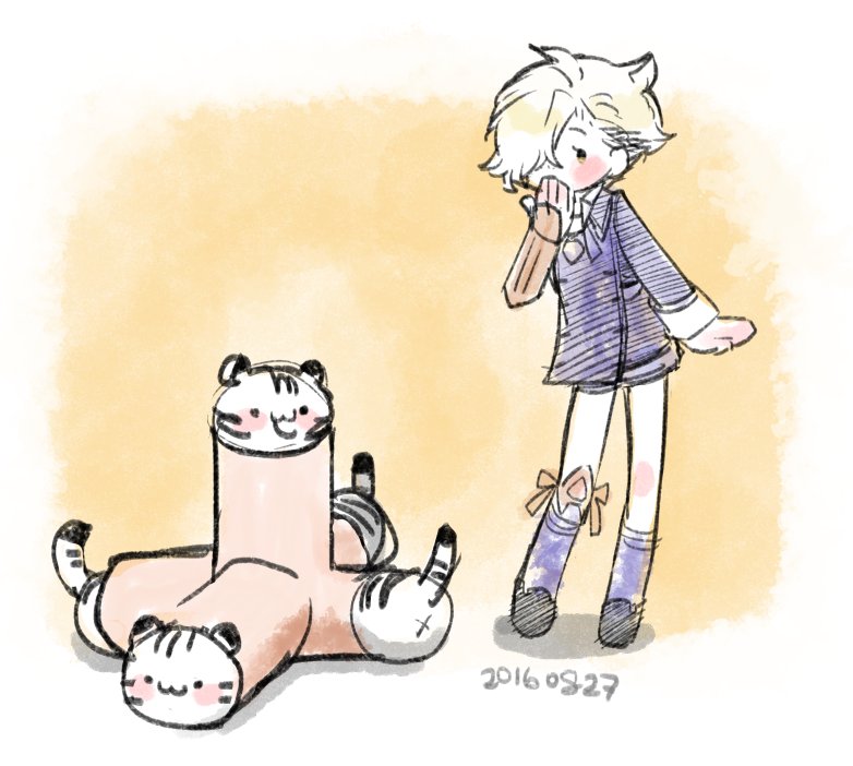gokotai and gokotai's tigers (touken ranbu and 1 more) drawn by soul_(tamashii)