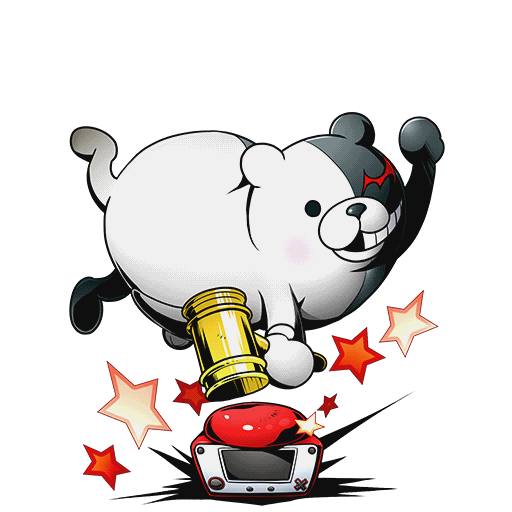 monokuma (danganronpa and 1 more) drawn by ucmm