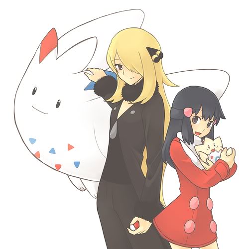 dawn, cynthia, togepi, and togekiss (pokemon and 2 more)