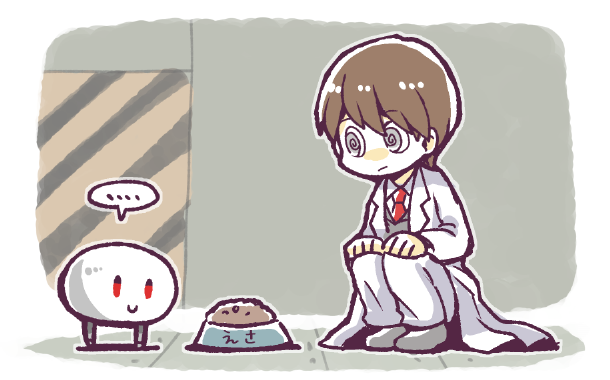 nugget, employee, and all-around helper (project moon and 1 more) drawn by hatake_shimeji