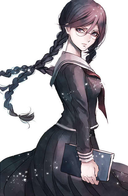 fukawa toko (danganronpa and 1 more) drawn by sakuyu