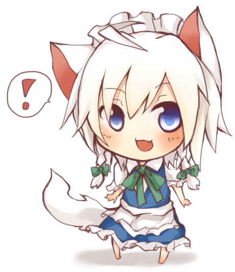izayoi sakuya and inu sakuya (touhou) drawn by tosura-ayato
