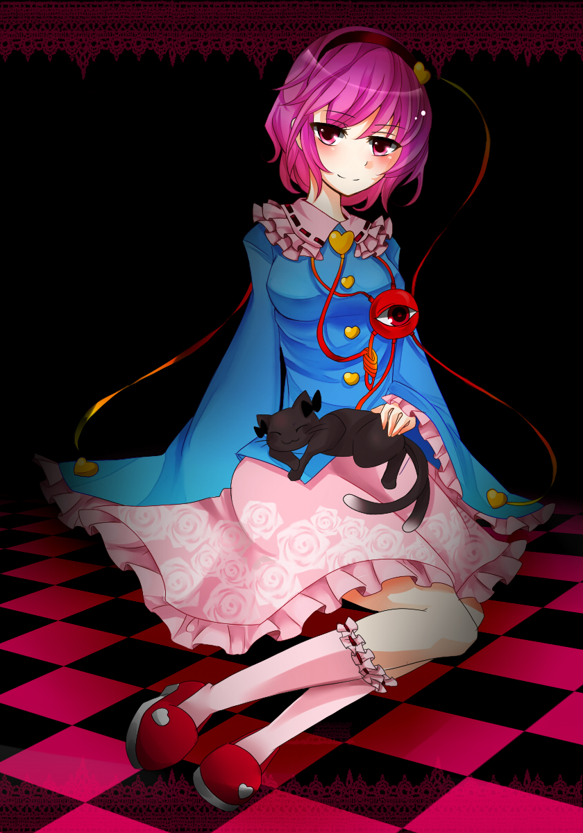 komeiji satori and kaenbyou rin (touhou) drawn by neko-san_(dim.dream)