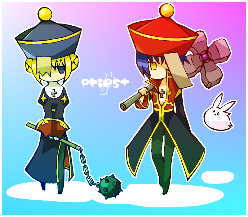 priest and lunatic (ragnarok online) drawn by doroidsan